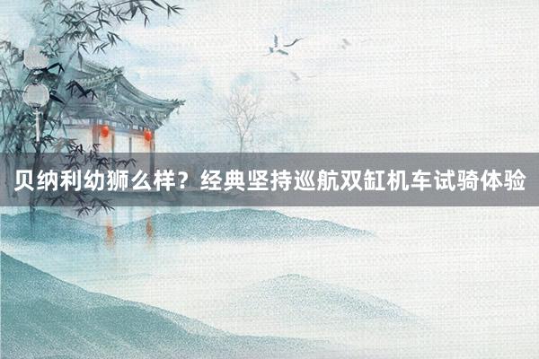 贝纳利幼狮么样？经典坚持巡航双缸机车试骑体验