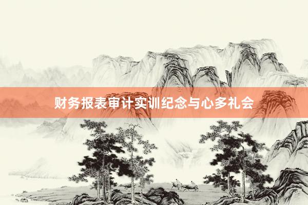 财务报表审计实训纪念与心多礼会